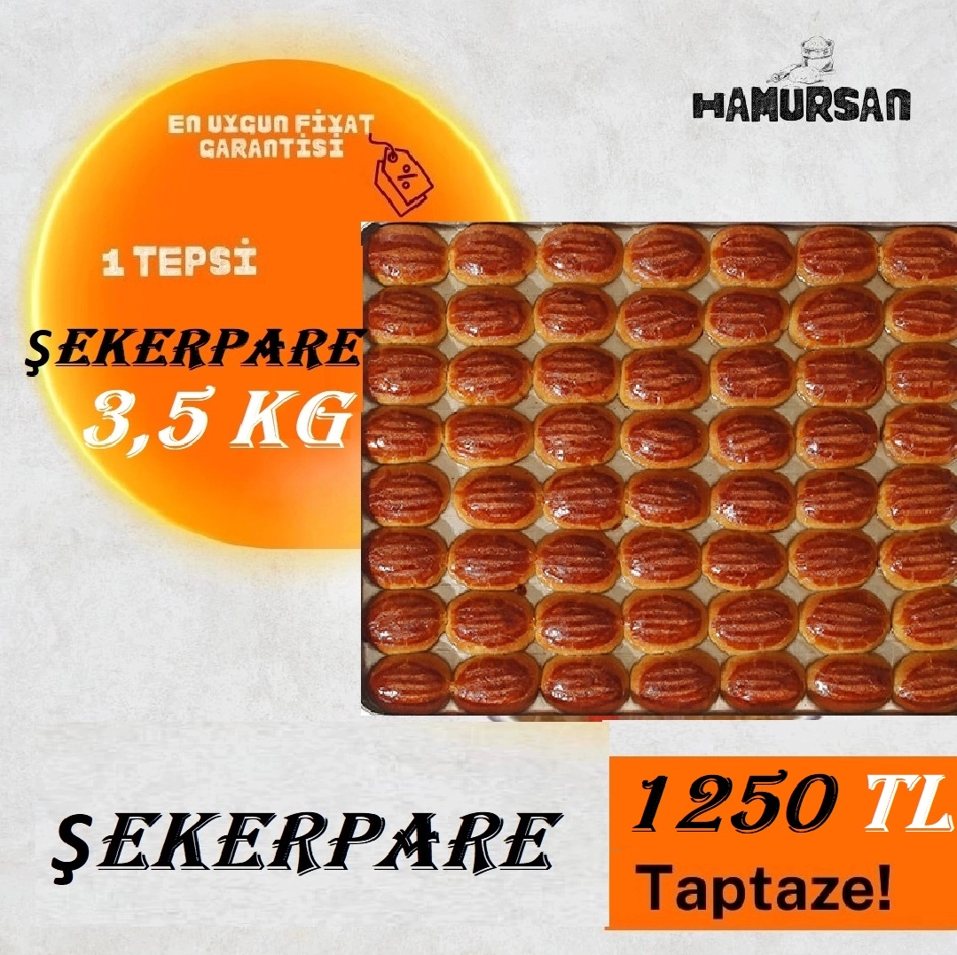 ŞEKERPARE 1 TEPSİ 3,5 KG 