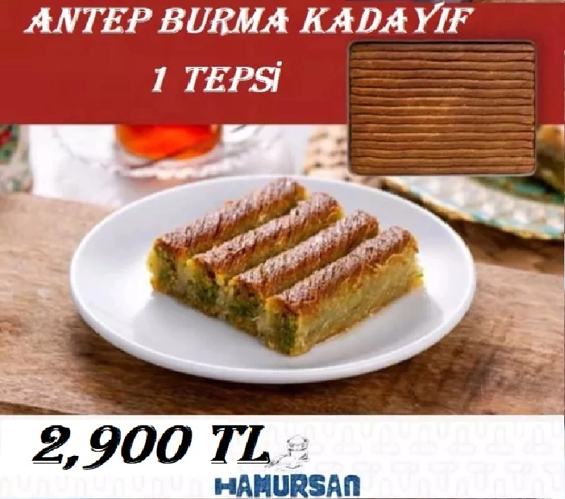 ANTEP BURMA   KADAYIFI 1 TEPSİ