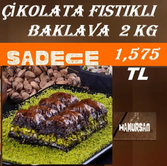 ÇİKOLATALI FISTIKLI BAKLAVA 