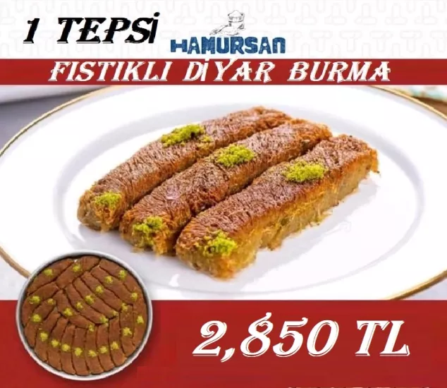 FISTIKLI DİYAR BURMA 1 TEPSİ