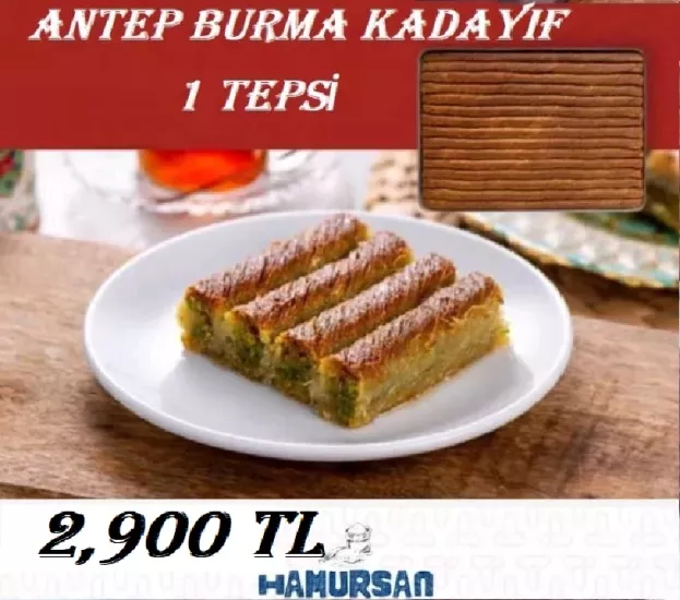ANTEP BURMA   KADAYIFI 1 TEPSİ