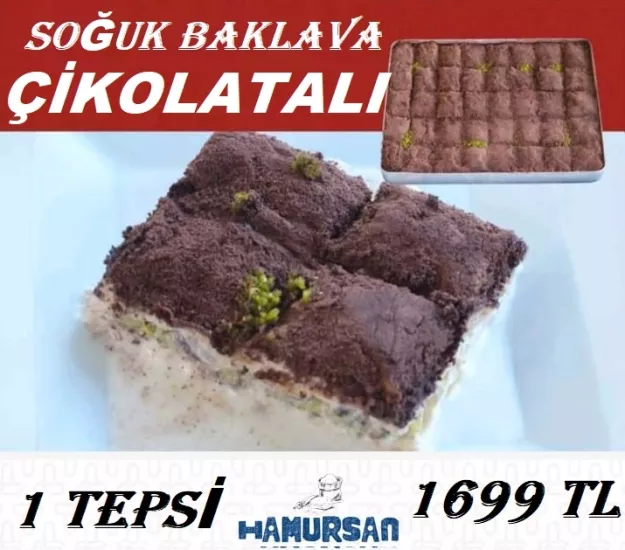 SOĞUK BAKLAVA 1 ÇİKOLATALI  