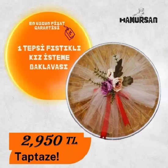Fıstıklı Kız İsteme Baklavası Satın Al