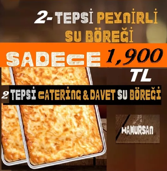 2 Tepsi Catering Ve Davet Tipi Su Böreği
