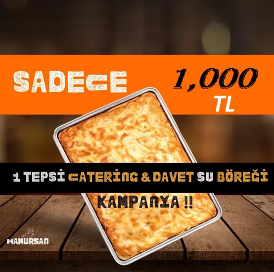 1 Tepsi Catering Ve Davet Tipi Su Böreği